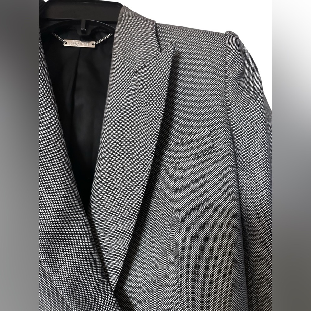 Alexander McQueen Asymmetrical Draped Gray Blazer - Picture 7 of 14